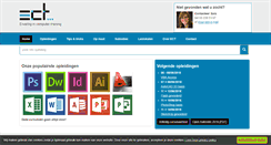 Desktop Screenshot of ect.be