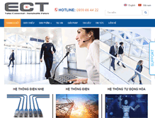 Tablet Screenshot of ect.vn